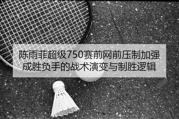 陈雨菲超级750赛前网前压制加强成胜负手的战术演变与制胜逻辑